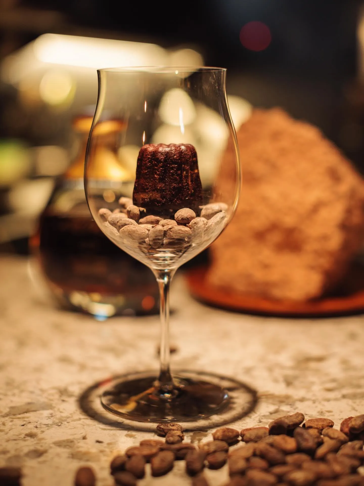 京都レストランのカヌレ　アマゾンカカオ　バレンタイン